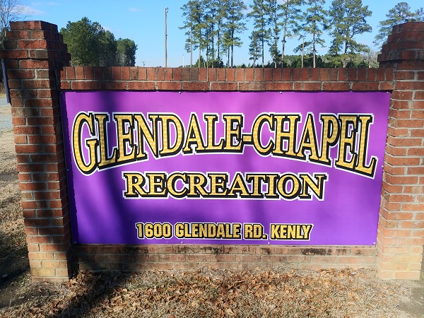Fourth slide - The Glendale-Chapel Recreation road sign